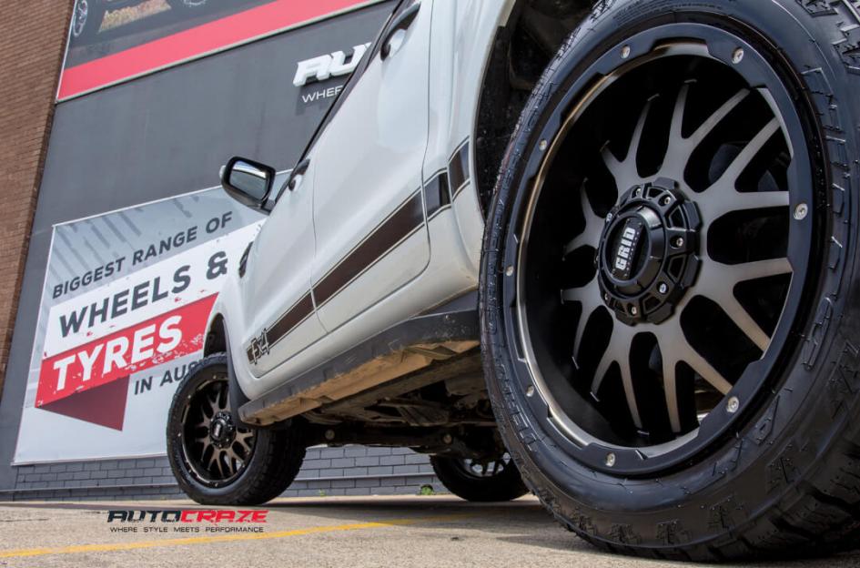 FORD RANGER GD02 MATTE BLACK MACHINED FACE